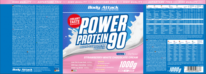 Power Proti 90 Strawberry White Chocolate