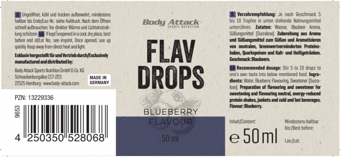 Flav Drops Bluberry