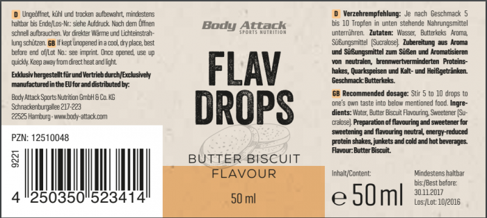 Flav Drops Butter Biscuit