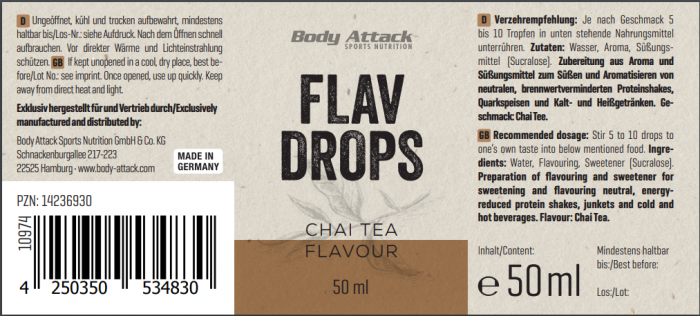 Flav Drops Chai Tea