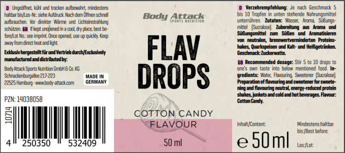 Flav Drops Cotton Candy