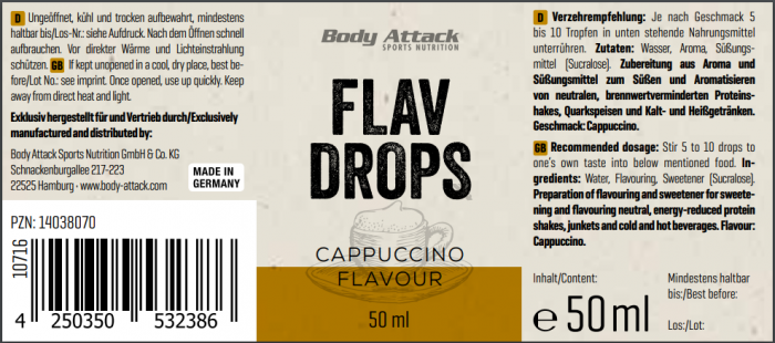 Flav Drops Cappuccino