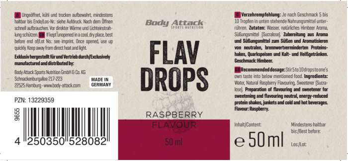 Flav Drops Raspberry