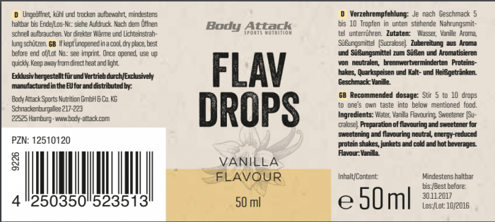Flav Drops Vanilla